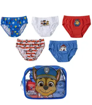 Детско бельо за момче 5 бр. в чанта paw patrol 2-8 год. - 2-3 год.