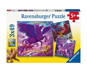 Ravensburger - Пъзел 3х49 ел. - Митично величие