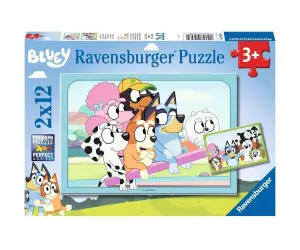 Ravensburger - Пъзел 2x12 ел. - Забавление с Блуи