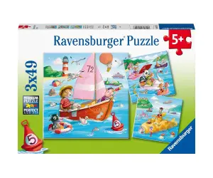 Ravensburger - Пъзел 3х49ел. - Над водата