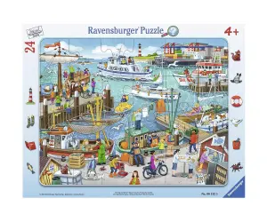 Ravensburger - Пъзел 24 ел. - Един ден на пристанището