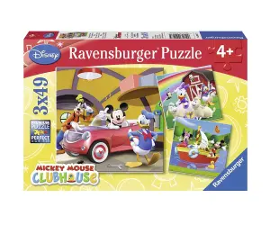 Ravensburger - Пъзел 3х49 ел. - Всички обичат Мики Маус
