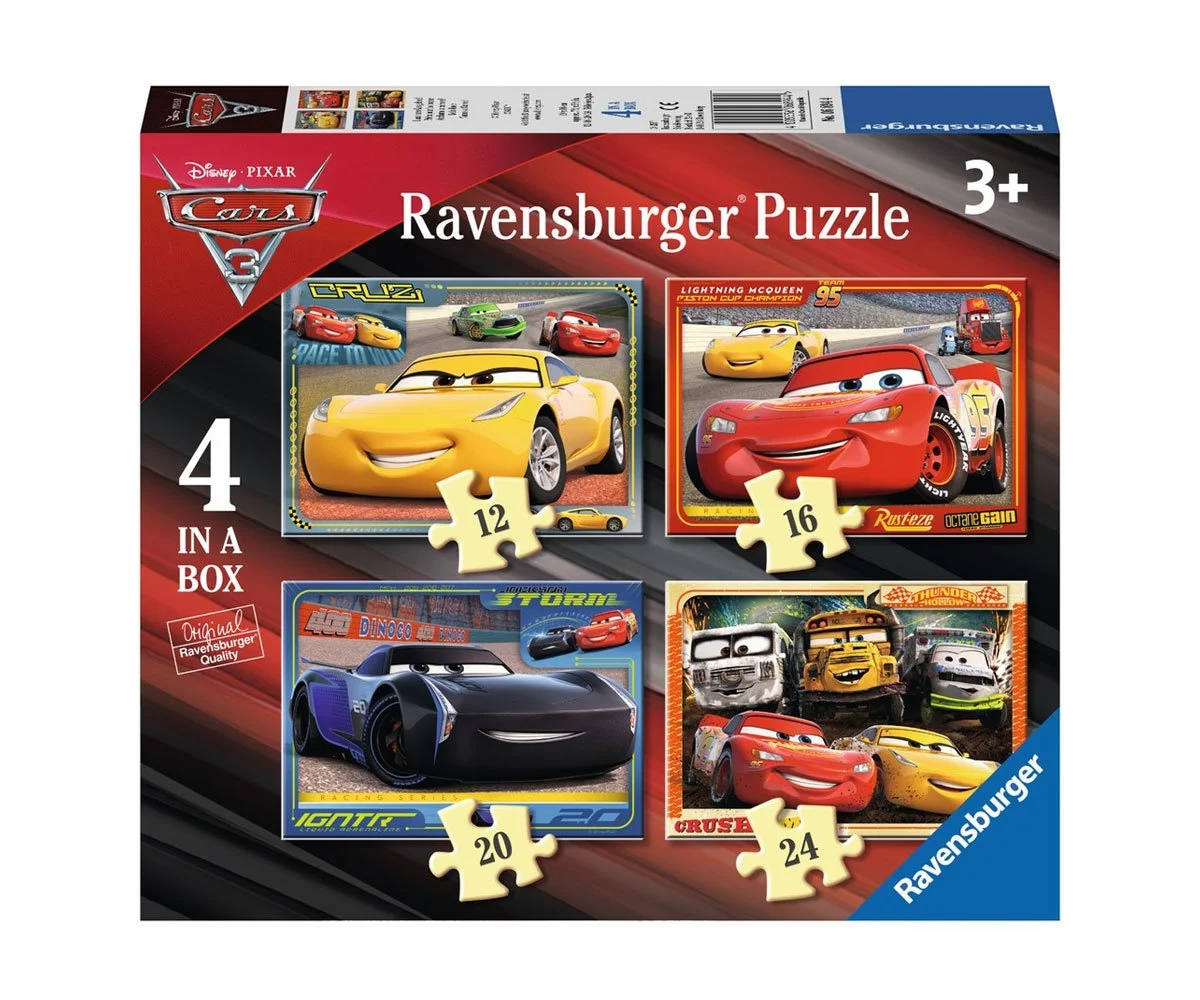 Ravensburger - Пъзел 4-в-1: 12/16/20/24 ел. - Колите 3