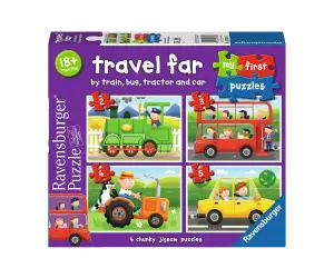 Ravensburger - Моят първи пъзел 2/3/4/5 ел. - Коли