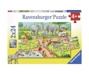 Ravensburger - Пъзел 2х24 ел. - Зоопарк