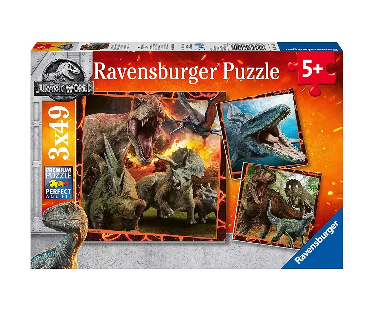 Ravensburger - Пъзел 3х49 ел. - Инстинкт за лов