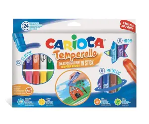 Carioca - темпер стик  Temperello 24 цв.