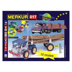 Метален конструктор, Камиони, 10 в 1, 202 части