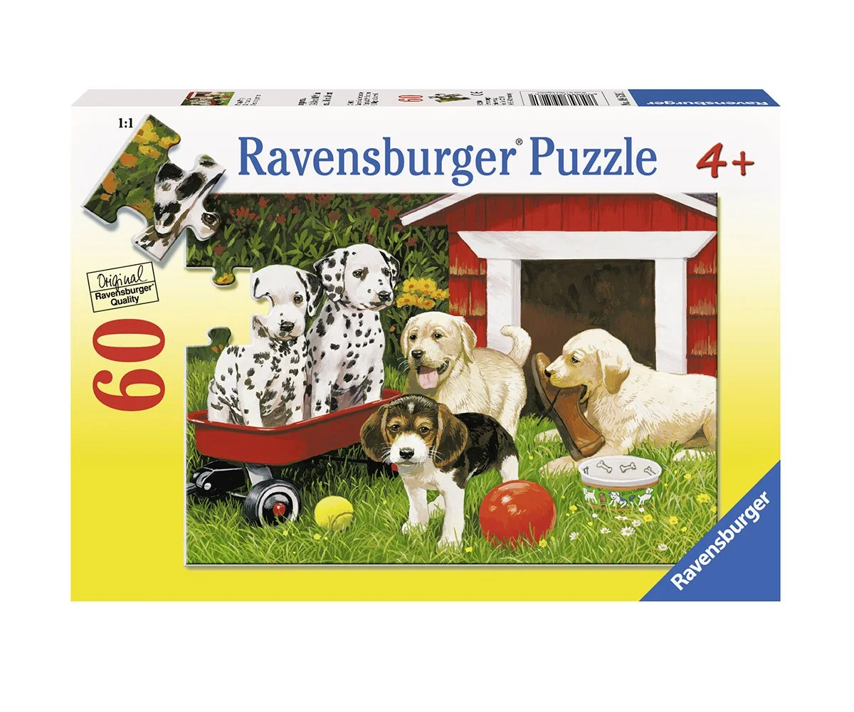 Ravensburger - Пъзел 60 ел. - Малки кученца