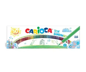 Цветни моливи Carioca Tita, 50 цвята