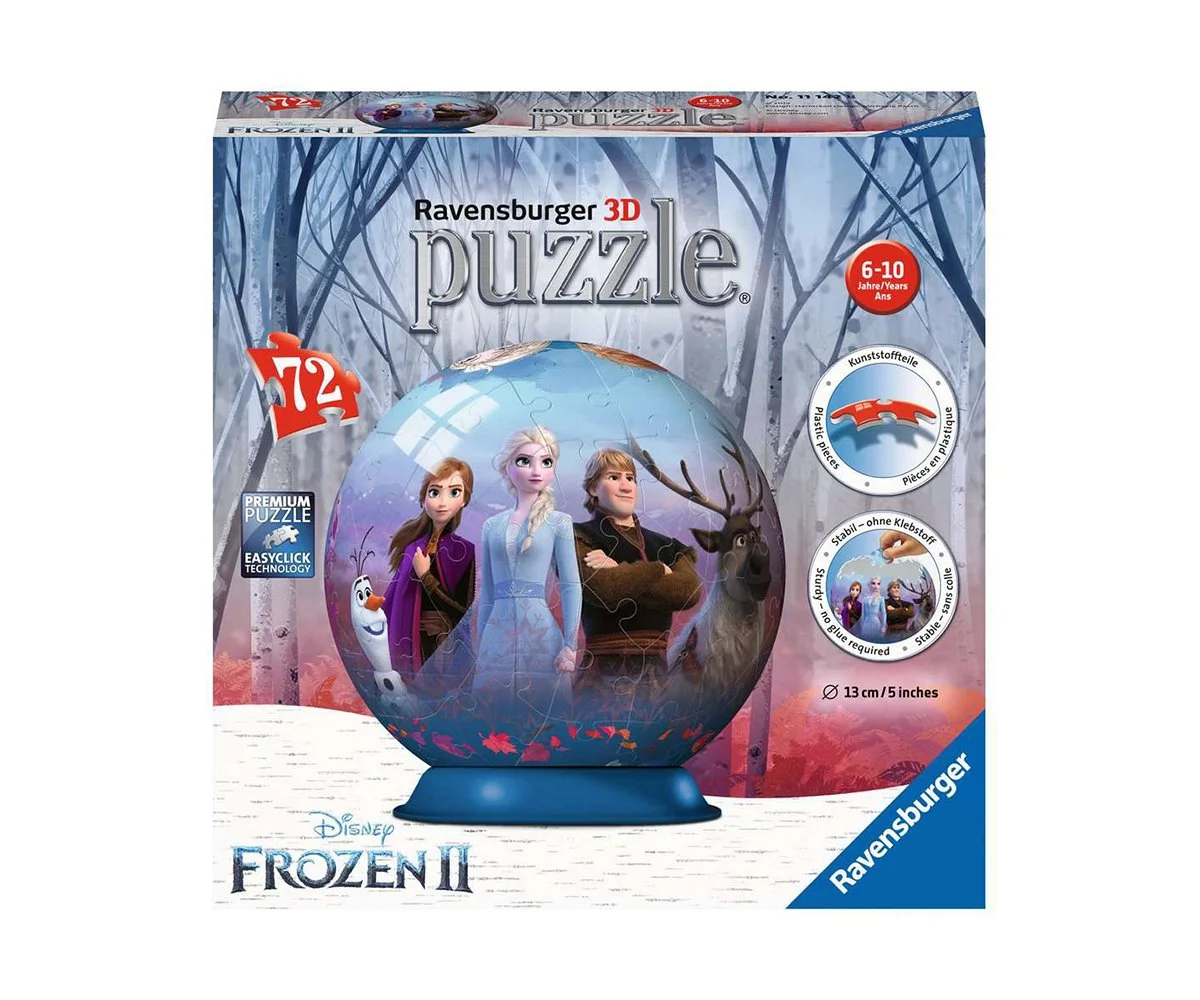 Ravensburger - 3D Пъзел топка 72 ел. - Замръзналото кралство 2