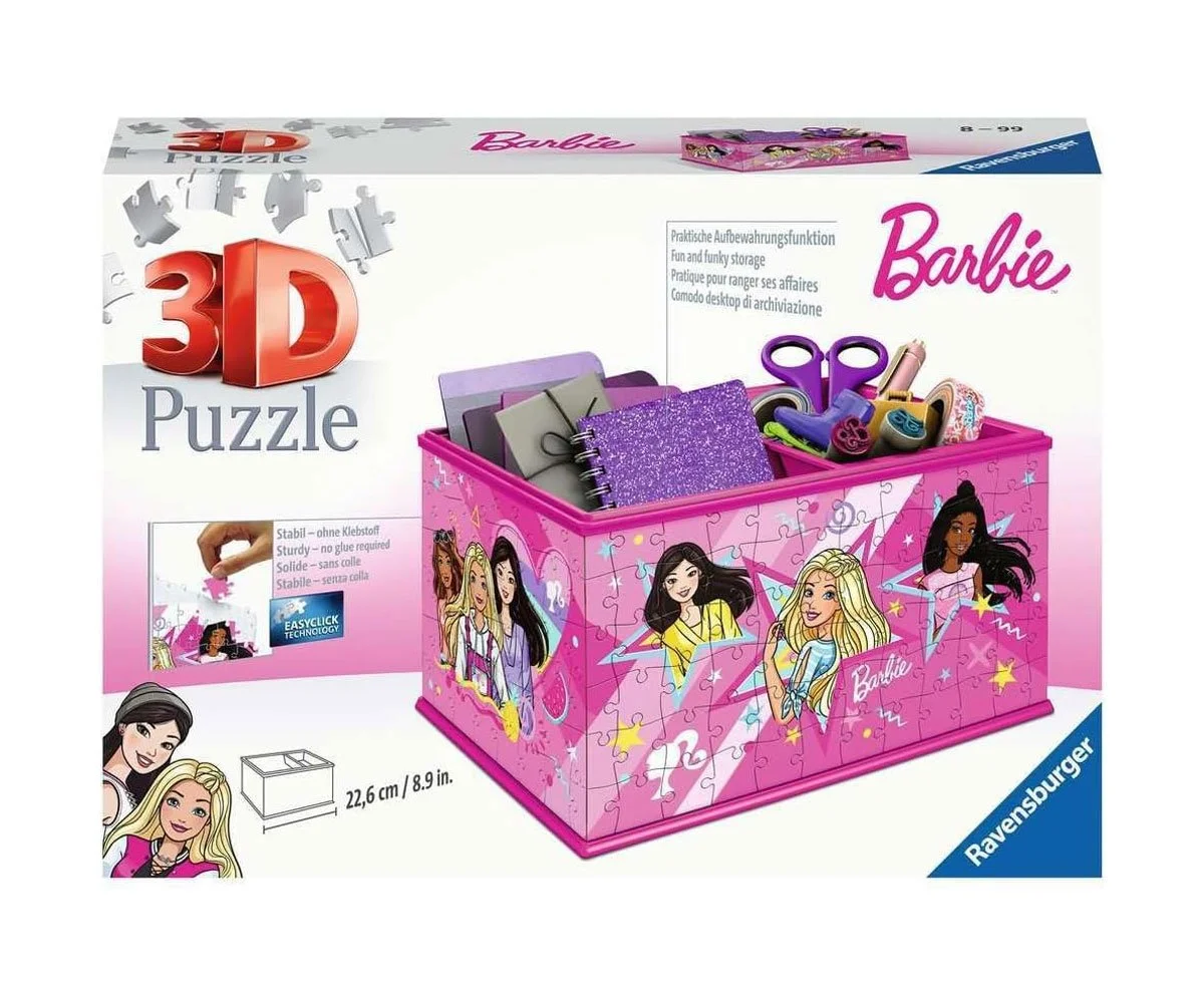 Ravensburger - 3D Пъзел 216 ел. - Кутия органайзер - Барби