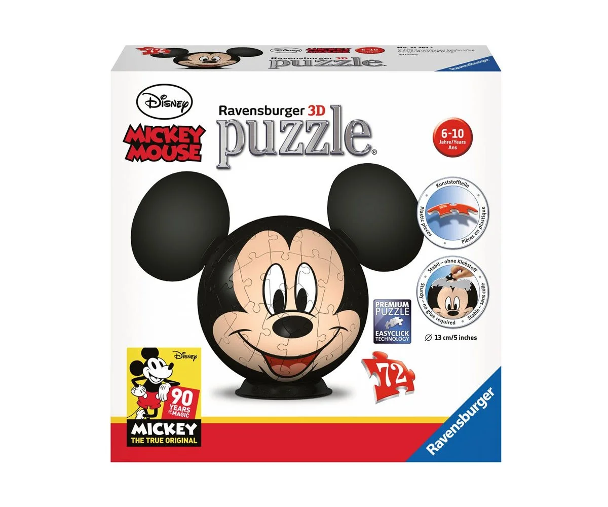 Ravensburger - 3D пъзел 72 eл. - Мики Маус