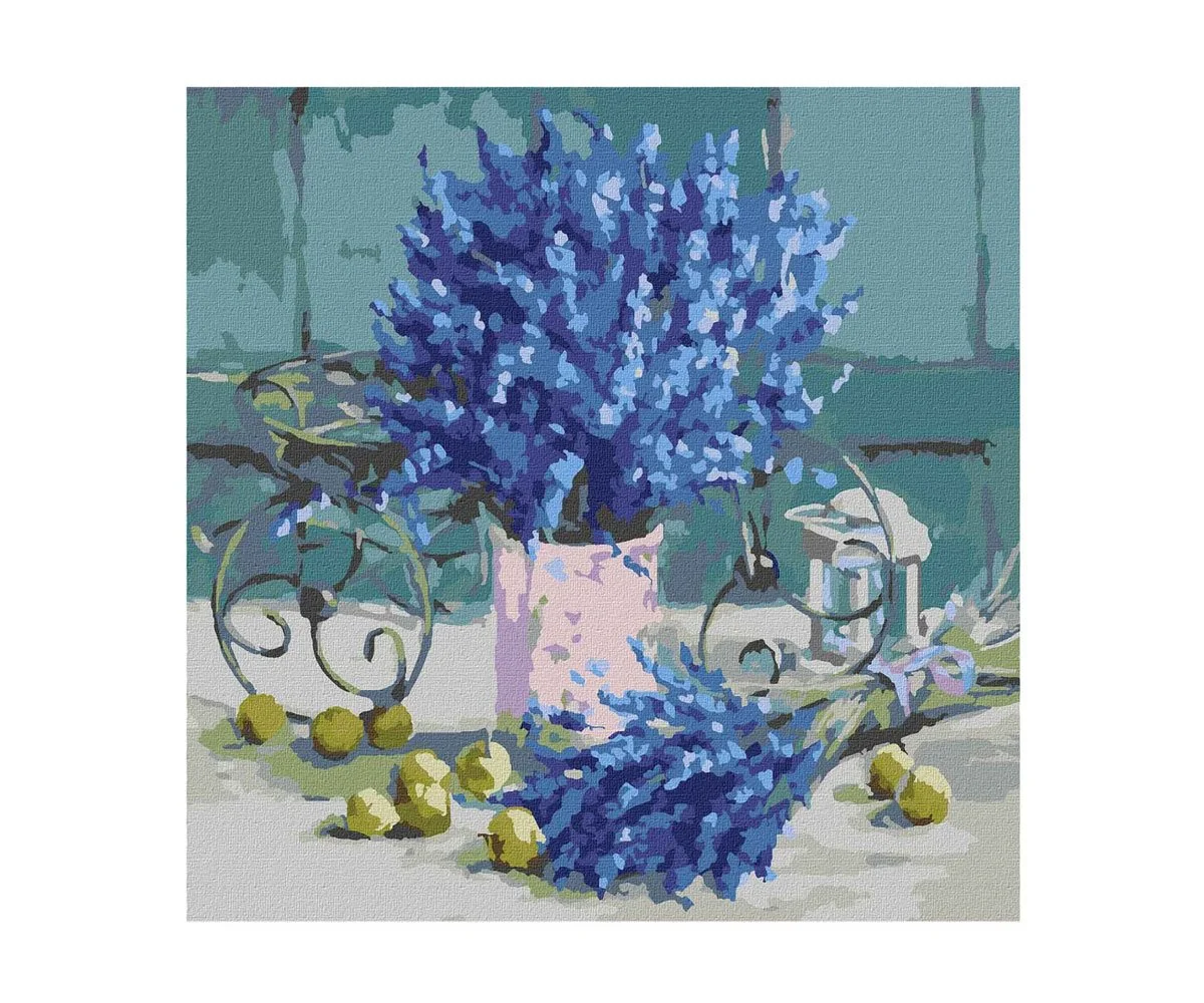 Ideyka к-кт с акрилни бои 40x40 см Ароматна лавандула