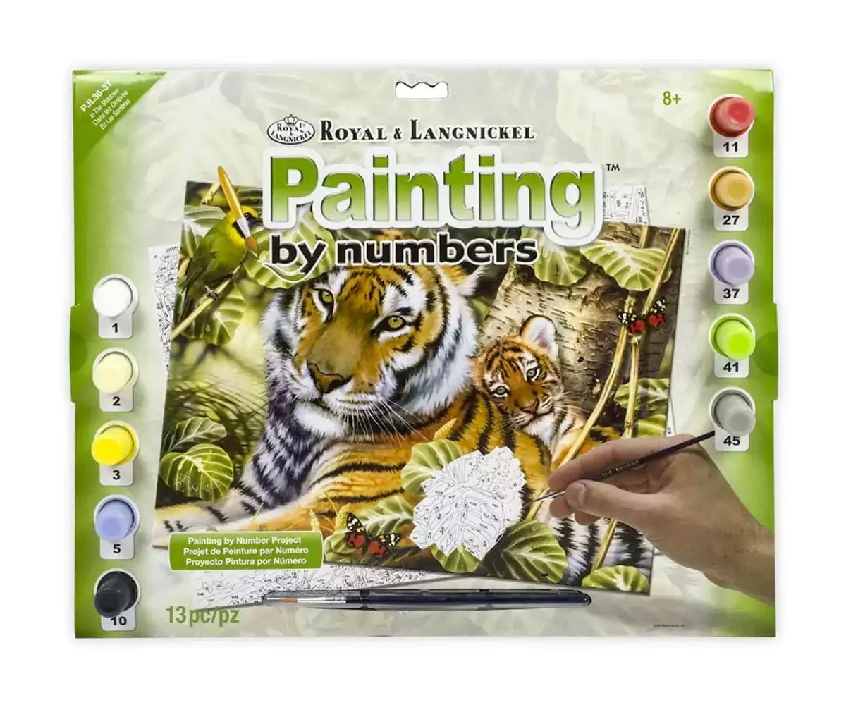 Royal к-кт с акрилни бои "Тигри" Junior Large