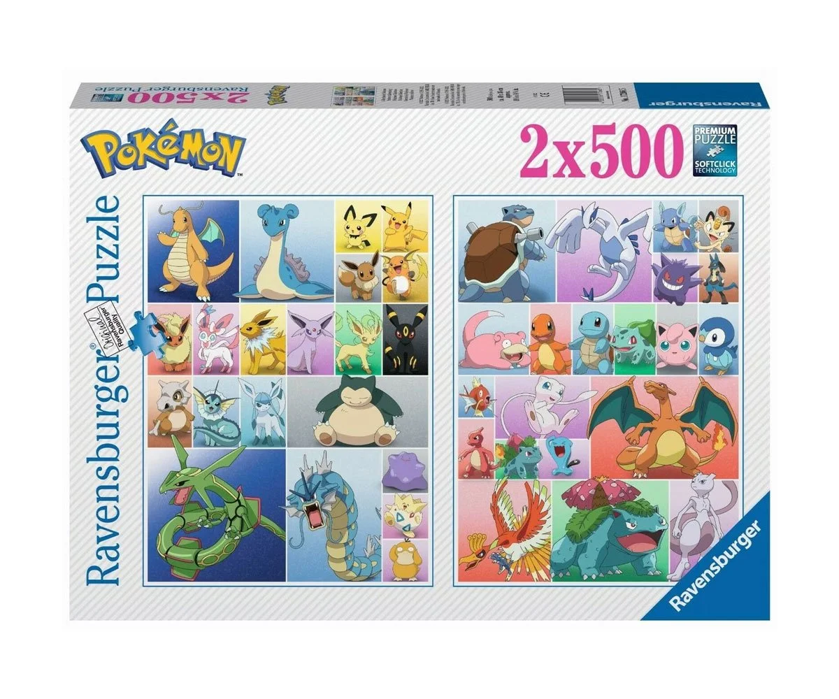 Ravensburger - Пъзел 2x500 eл. - Колекция Покемон