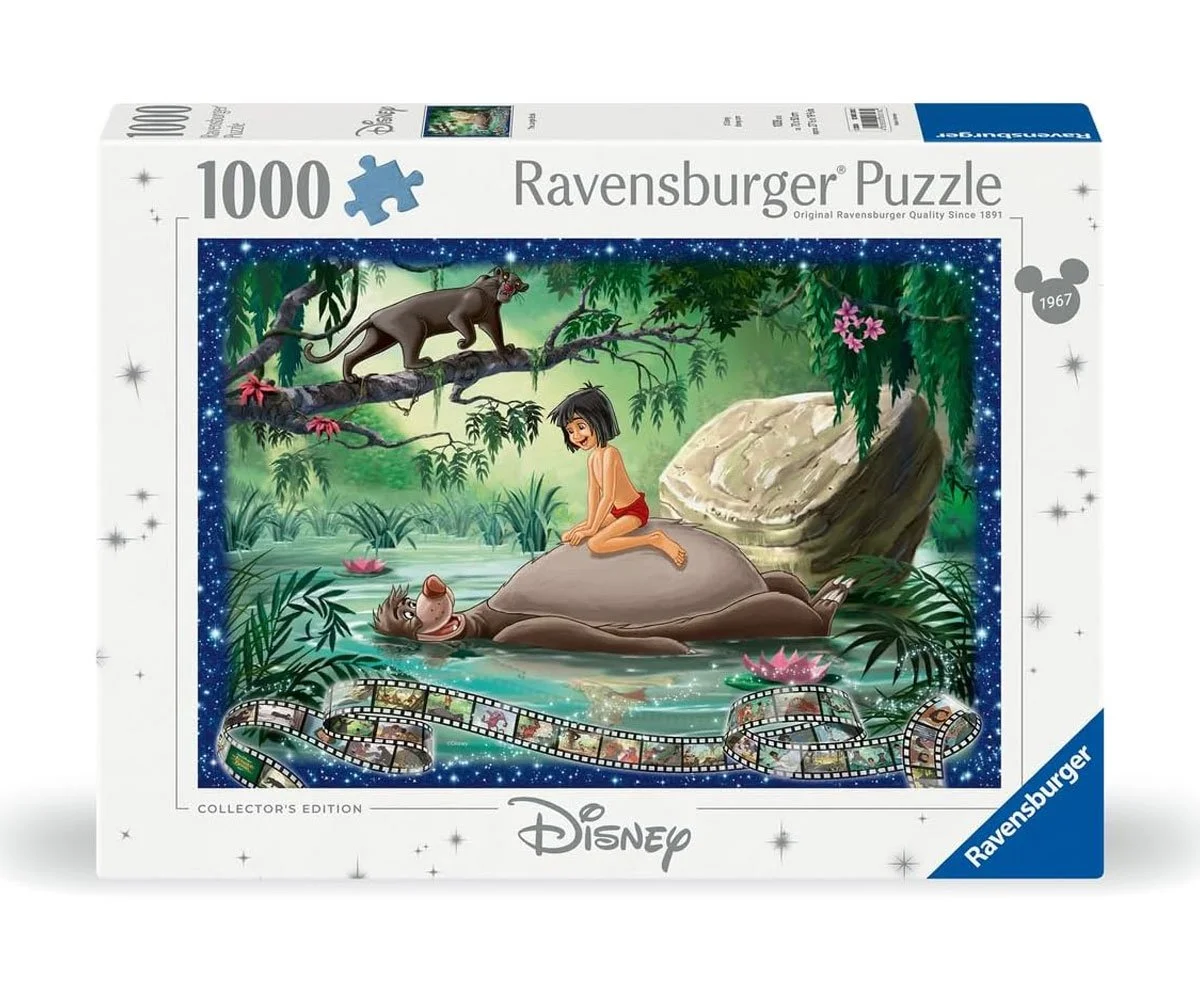 Ravensburger - Пъзел 1000 ел. - Дисни колекция - Книгата за джунглата