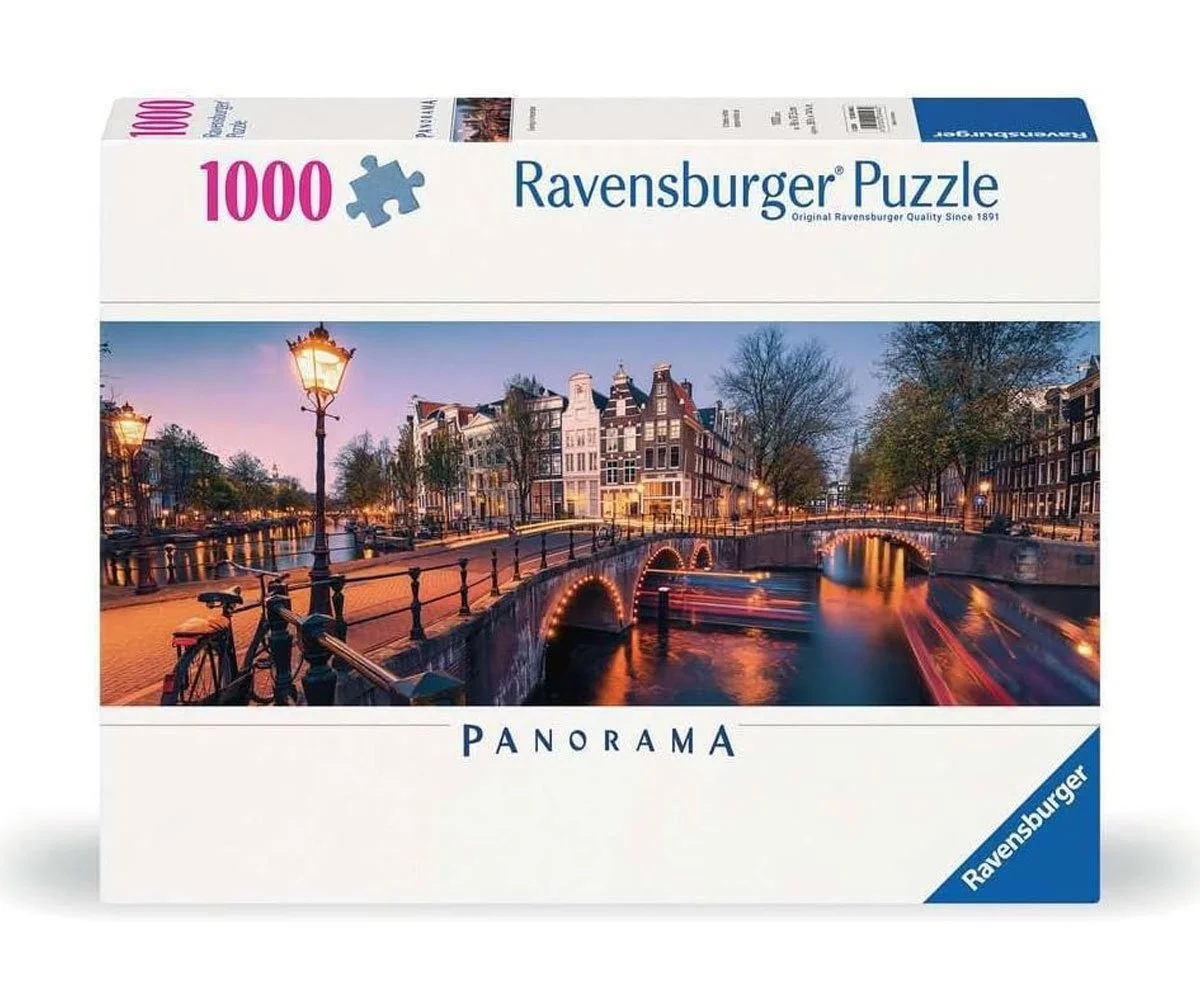 Ravensburger - Пъзел 1000 ел. - Вечер в Амстердам