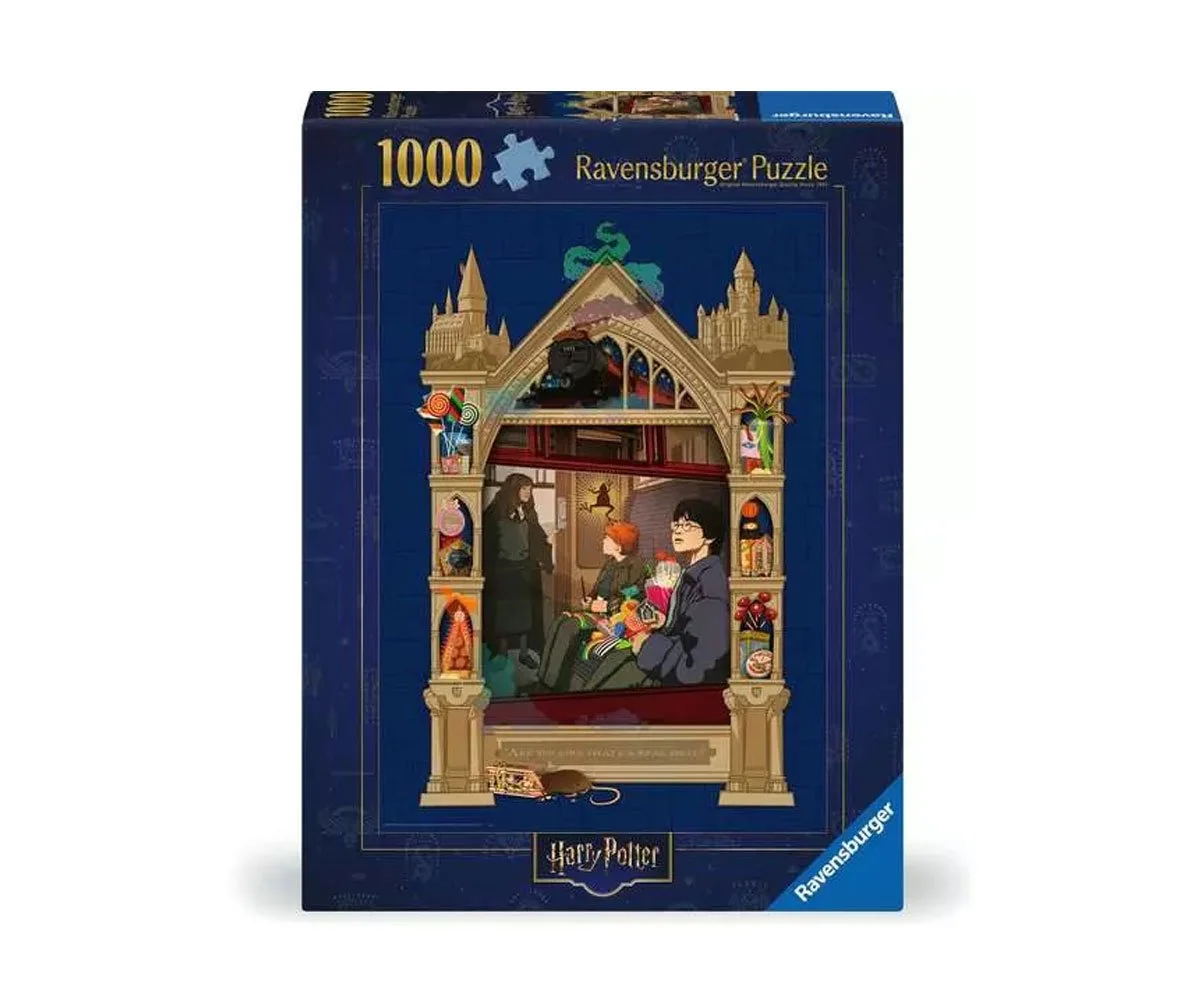 Ravensburger - Пъзел 1000 eл. - Хари Потър по пътя към Хогуортс
