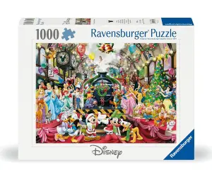 Ravensburger - Пъзел 1000 ел. - Дисни Всички заедно за Коледа