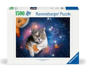 Ravensburger - Пъзел 1500 ел. - Котки в космоса