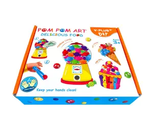 Y-Plus креативен к-кт "Pom Pom Art - Food"