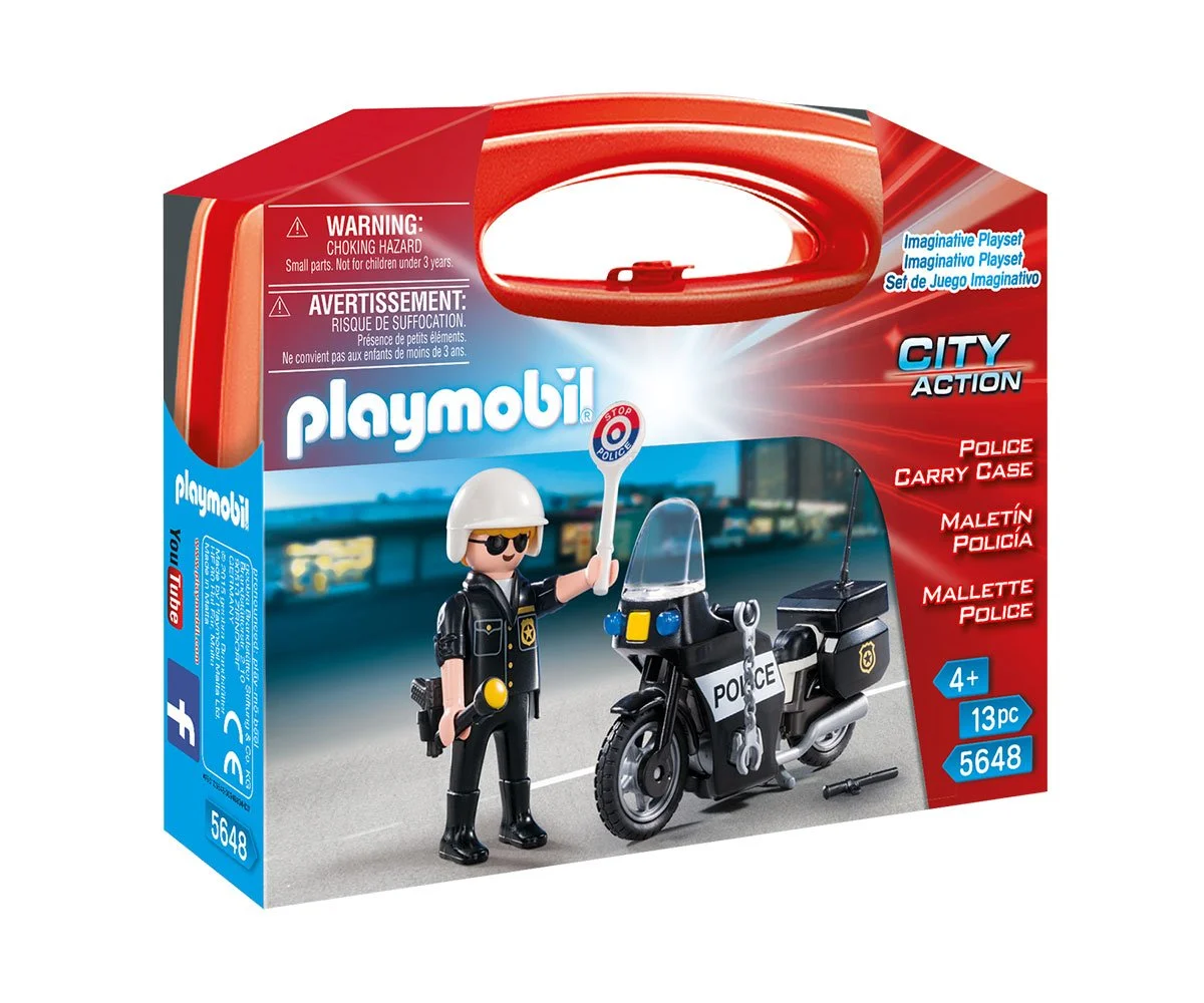 Playmobil - Полицейски комплект в куфарче