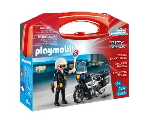 Playmobil - Полицейски комплект в куфарче