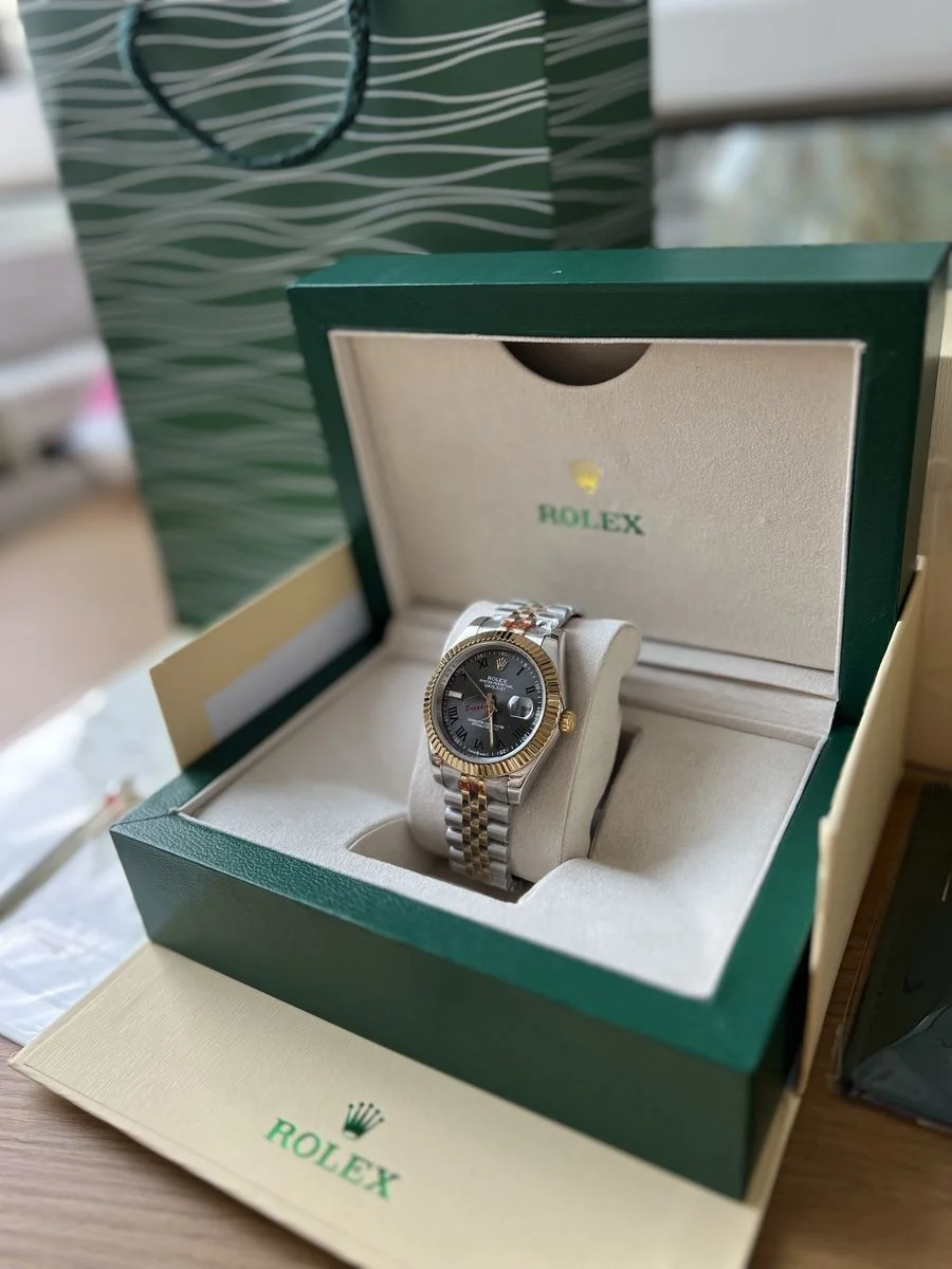 Rolex Datejust “Wimbledon” Gold 41 mm — снимка 3