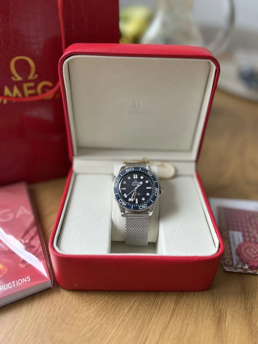 Omega Seamaster “James Bond 007” Blue 42 mm — снимка 2