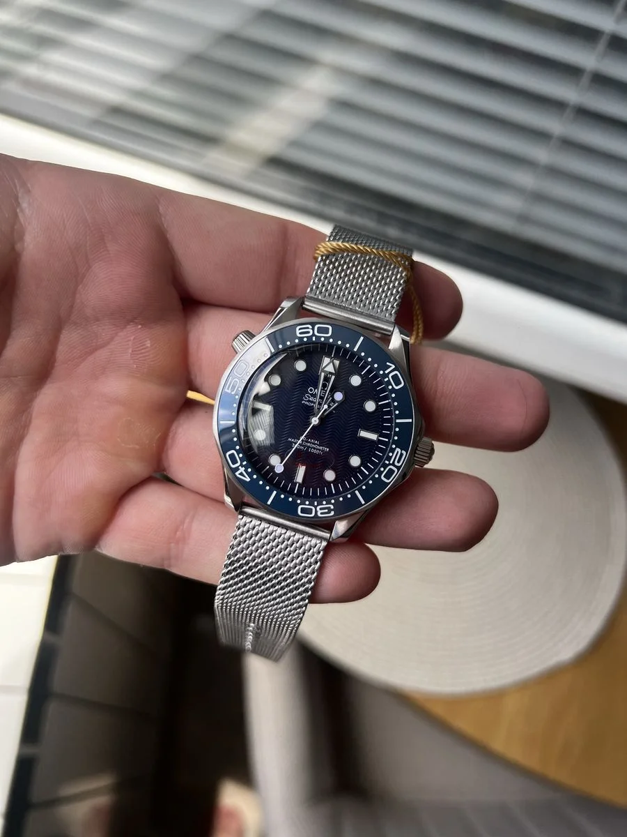 Omega Seamaster “James Bond 007” Blue 42 mm — снимка 8