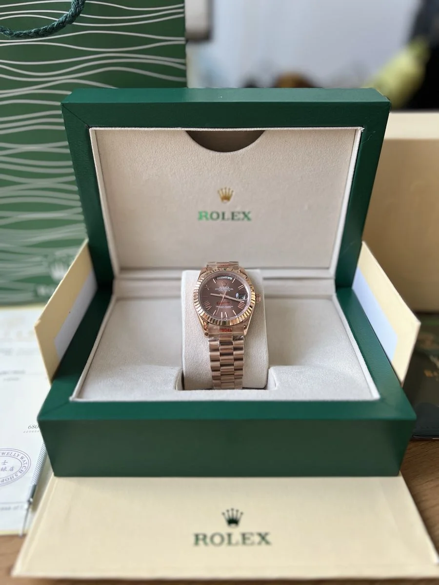 Rolex Day-Date 36 mm  - ДАМСКИ МОДЕЛ | Rose Gold — снимка 2
