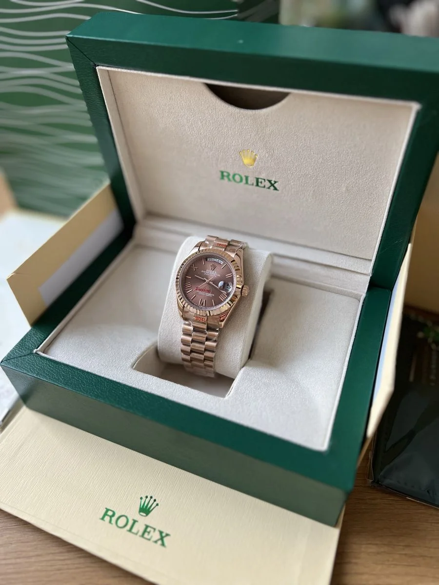 Rolex Day-Date 36 mm  - ДАМСКИ МОДЕЛ | Rose Gold — снимка 3