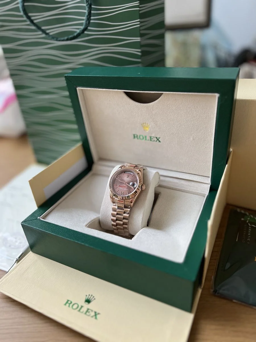 Rolex Day-Date 36 mm  - ДАМСКИ МОДЕЛ | Rose Gold — снимка 4