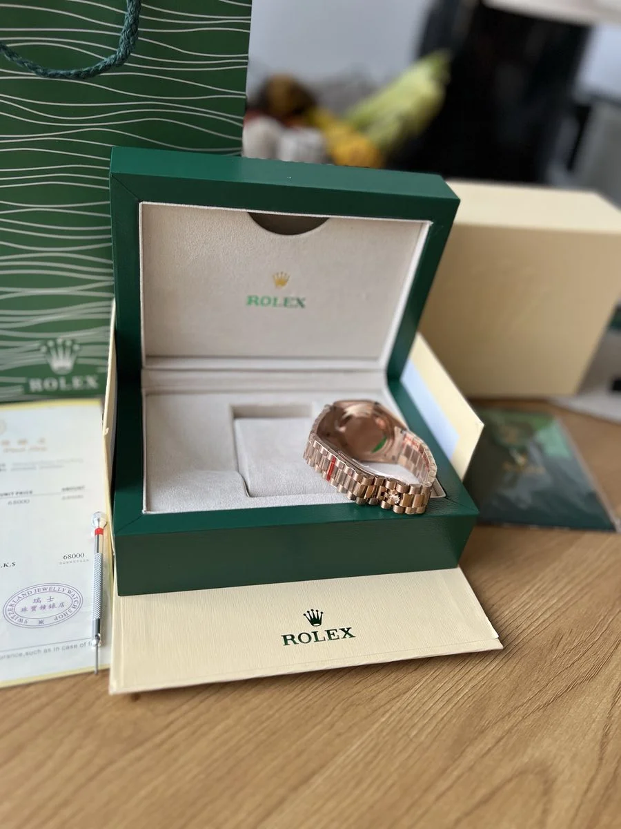 Rolex Day-Date 36 mm  - ДАМСКИ МОДЕЛ | Rose Gold — снимка 5