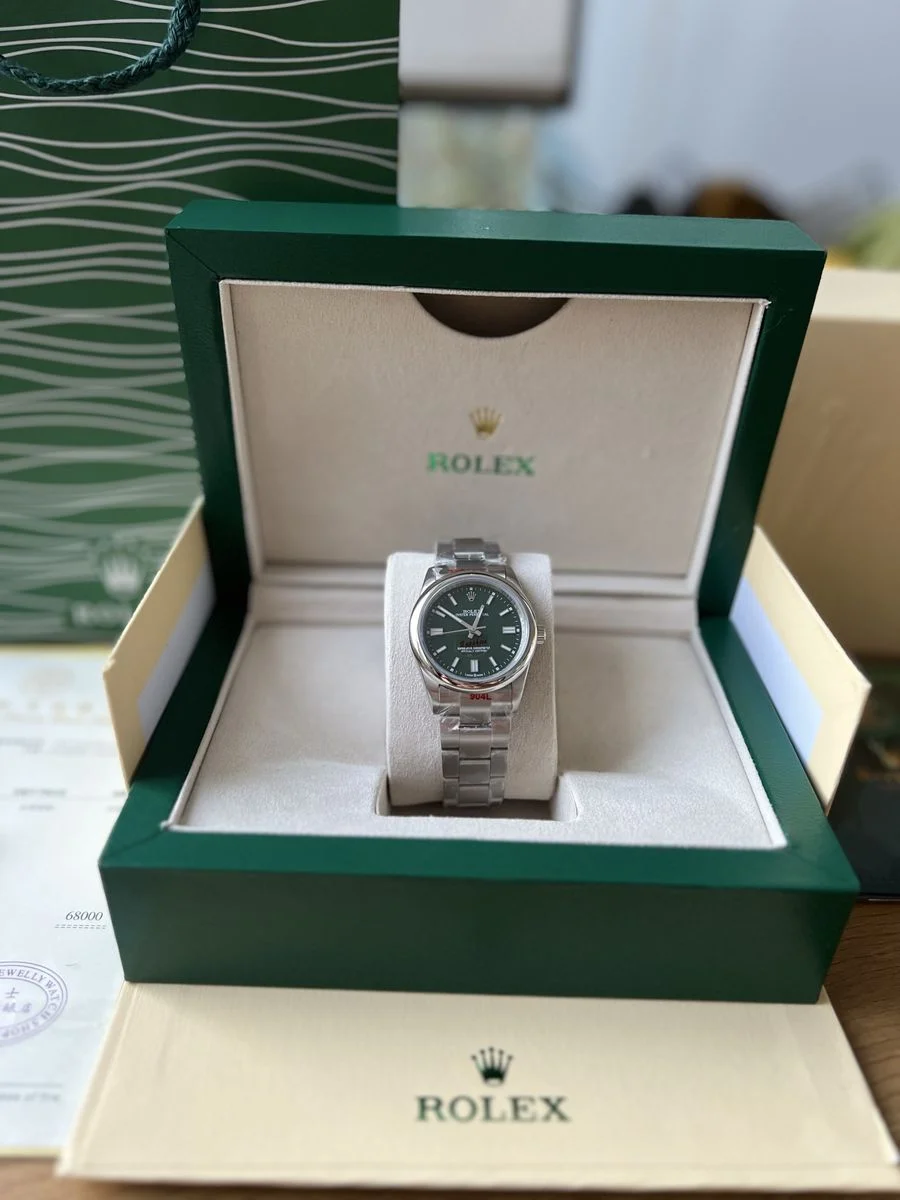 Rolex Oyster Perpetual Green 36 mm | ДАМСКИ МОДЕЛ!! — снимка 2