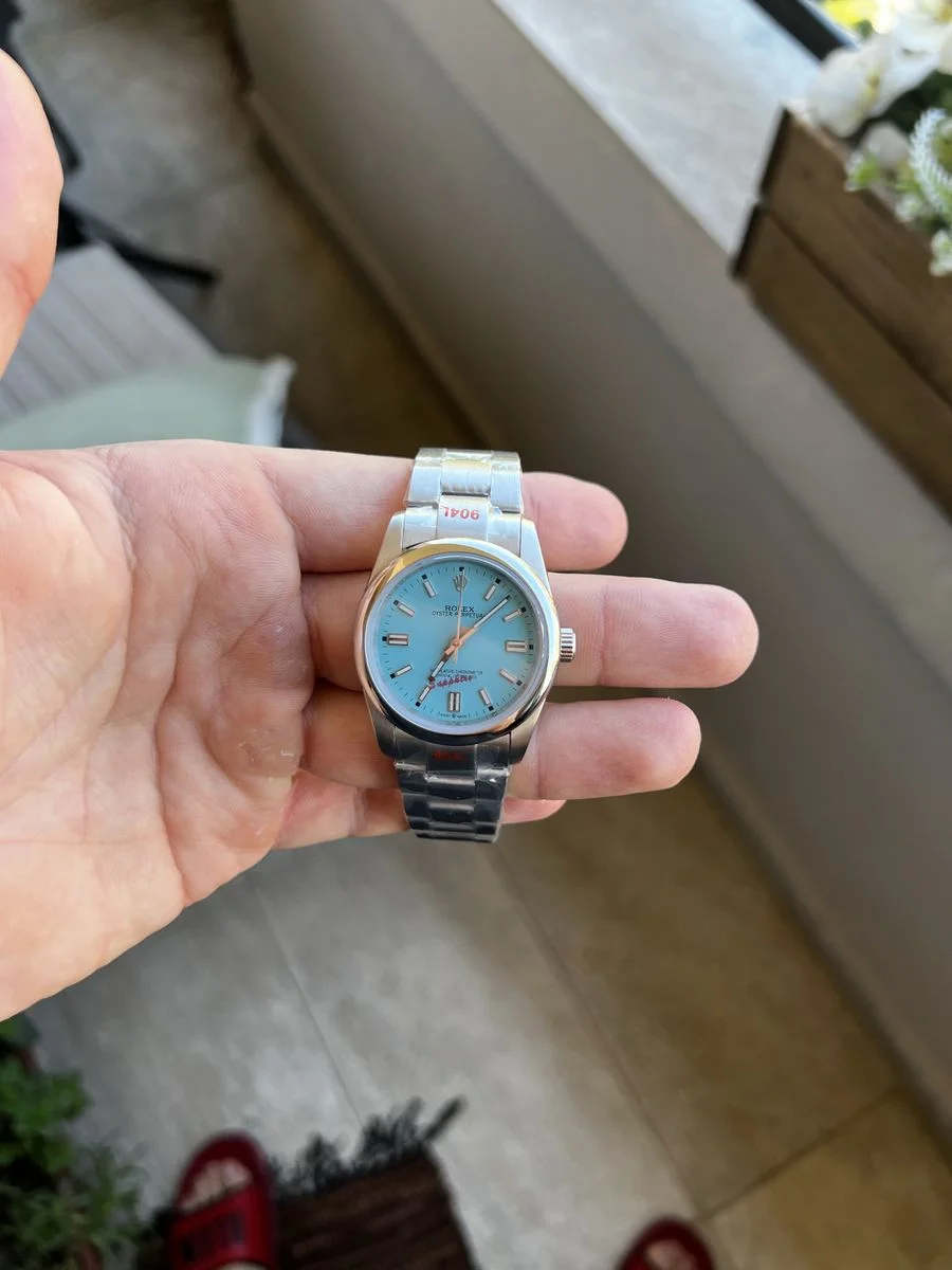 Rolex Oyster Perpetual Green 36 mm | ДАМСКИ МОДЕЛ!! — снимка 8