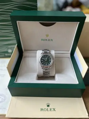 Rolex Oyster Perpetual Green 36 mm | ДАМСКИ МОДЕЛ!!
