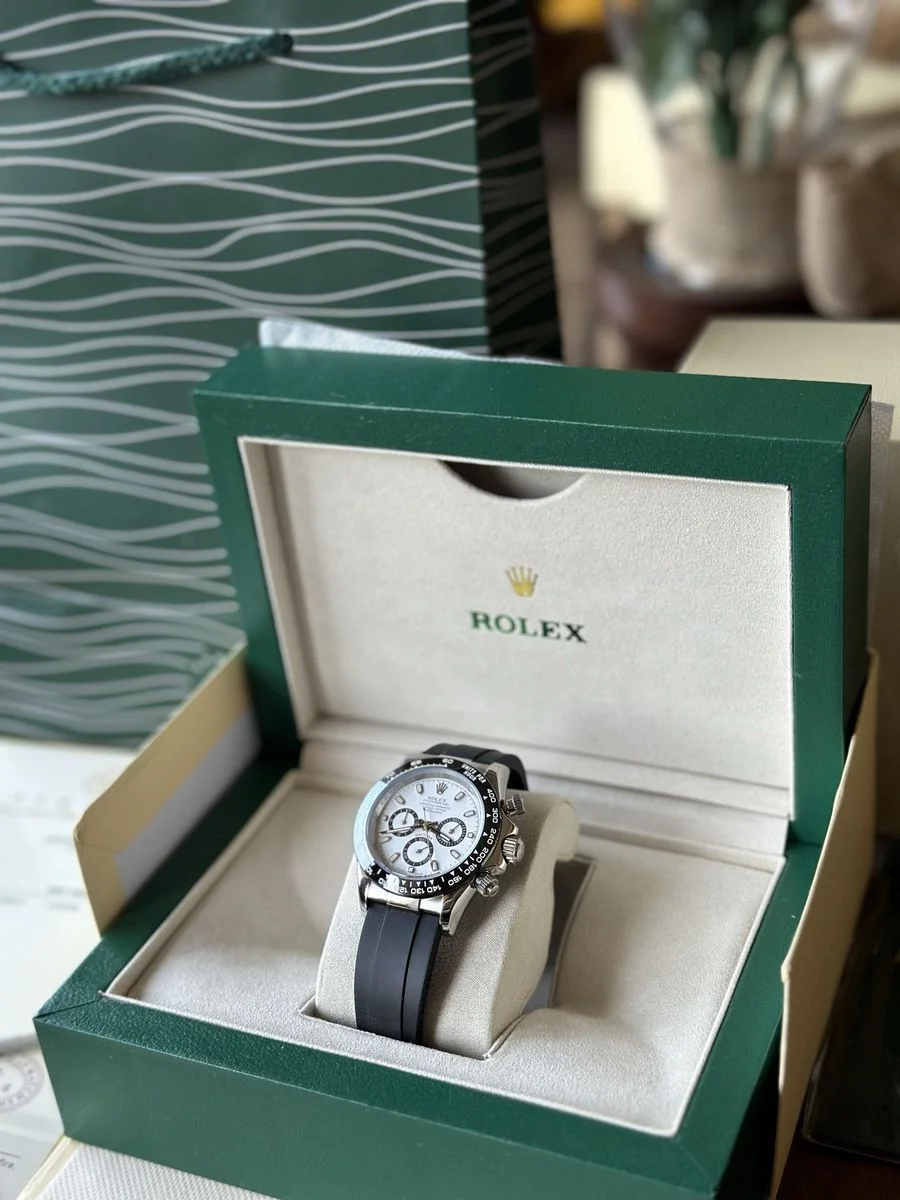 Rolex Daytona Cosmograph “Panda” Rubber Strap 40mm — снимка 4