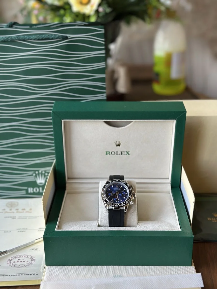 Rolex Daytona Cosmograph Blue Rubber Strap 40mm — снимка 2