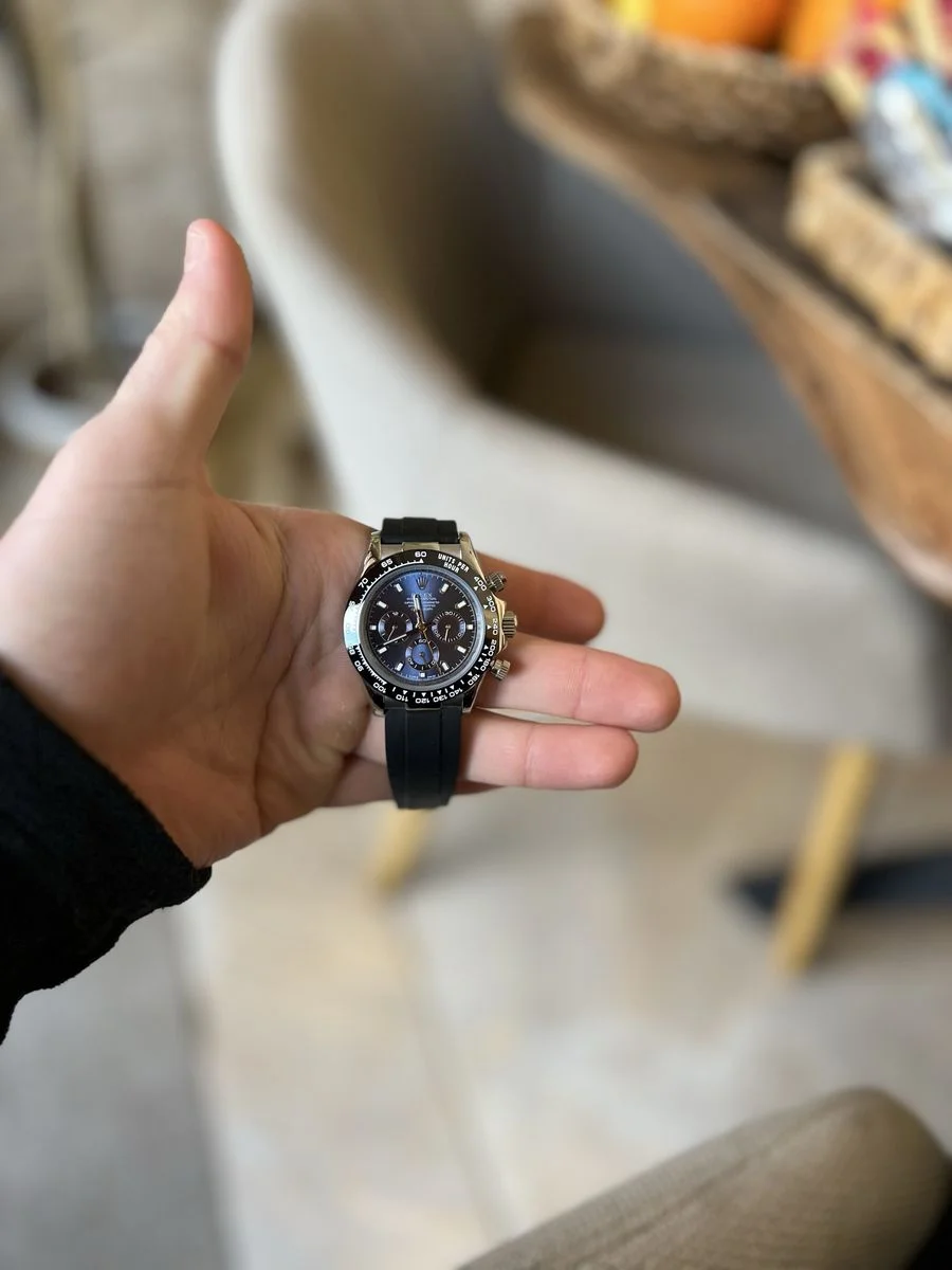Rolex Daytona Cosmograph Blue Rubber Strap 40mm — снимка 6