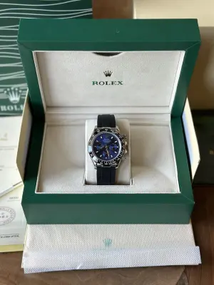 Rolex Daytona Cosmograph Blue Rubber Strap 40mm