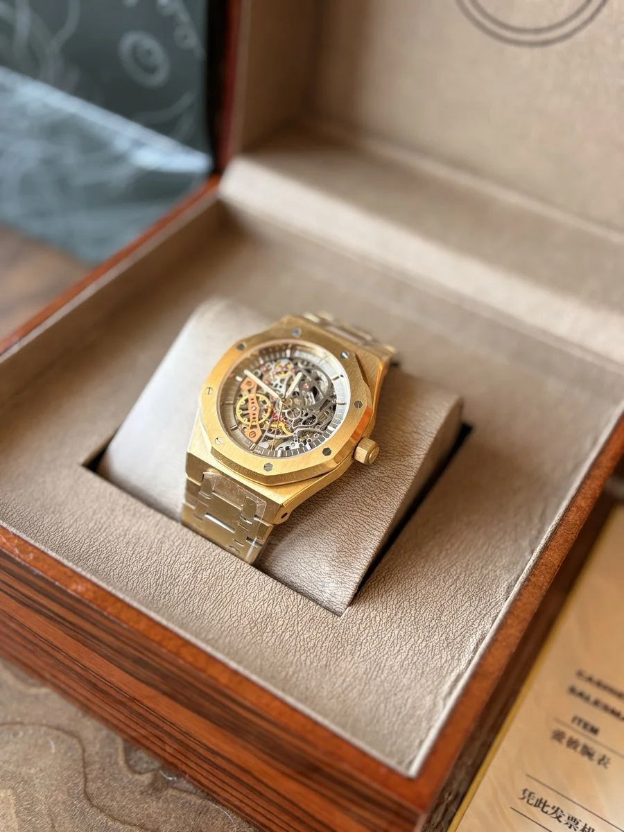 Audemars Piguet “Skeleton” Gold 41 mm — снимка 4
