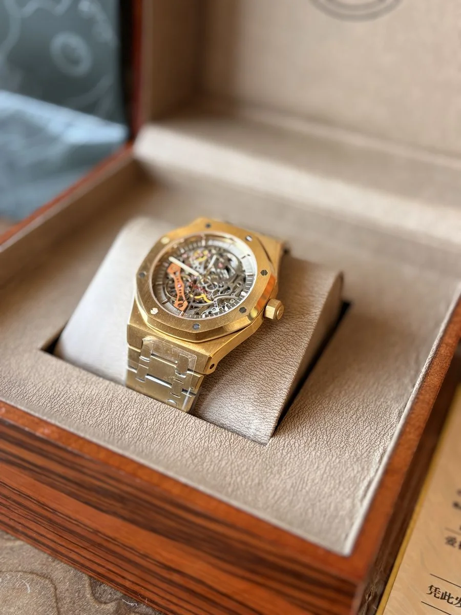 Audemars Piguet “Skeleton” Gold 41 mm — снимка 5