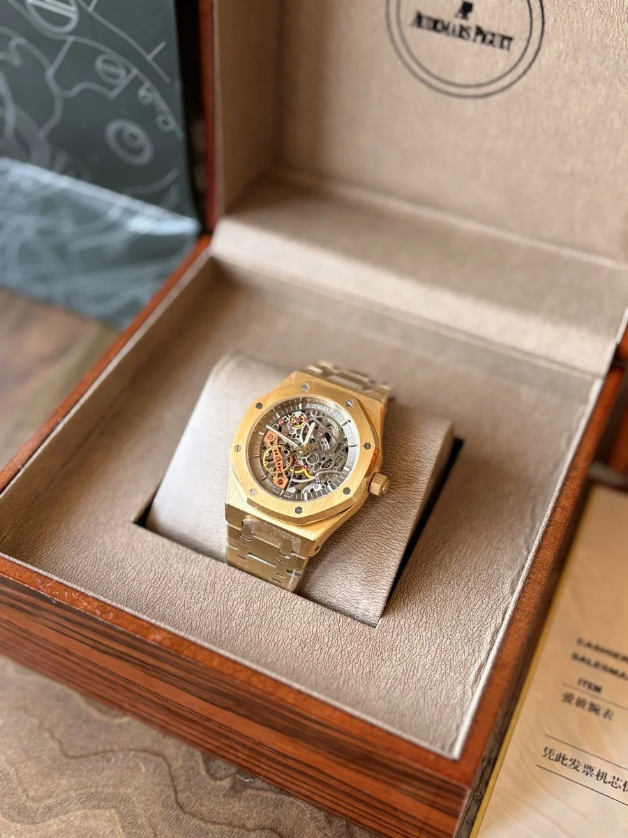 Audemars Piguet “Skeleton” Gold 41 mm — снимка 6