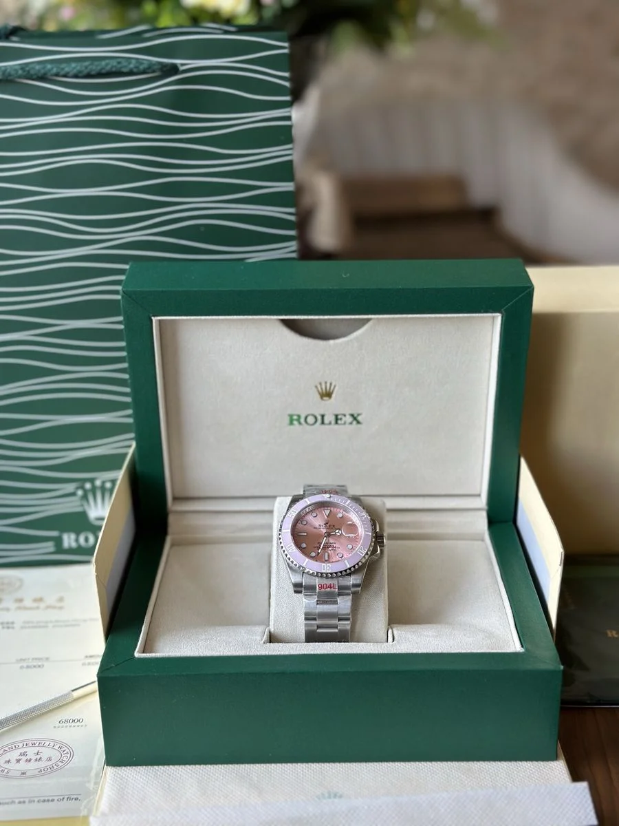 Rolex Yacht Master Pink 40 mm - ДАМСКИ МОДЕЛ — снимка 2