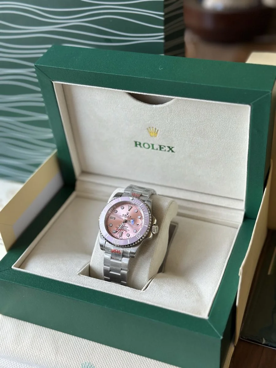 Rolex Yacht Master Pink 40 mm - ДАМСКИ МОДЕЛ — снимка 4