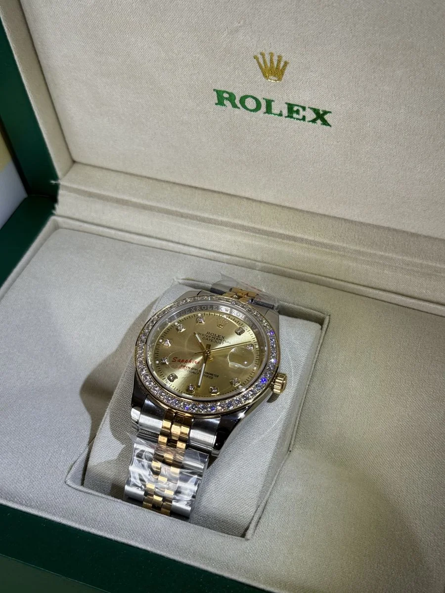 Rolex Datejust Gold And Diamonds 40 mm - ДАМСКИ МОДЕЛ — снимка 2
