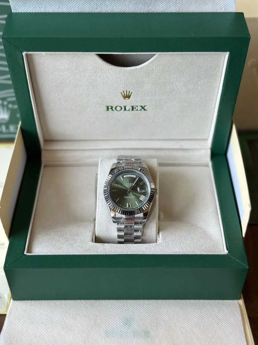 Rolex Day-Date Green 40mm — снимка 2