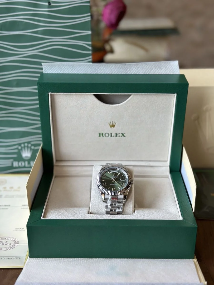 Rolex Day-Date Green 40mm — снимка 3